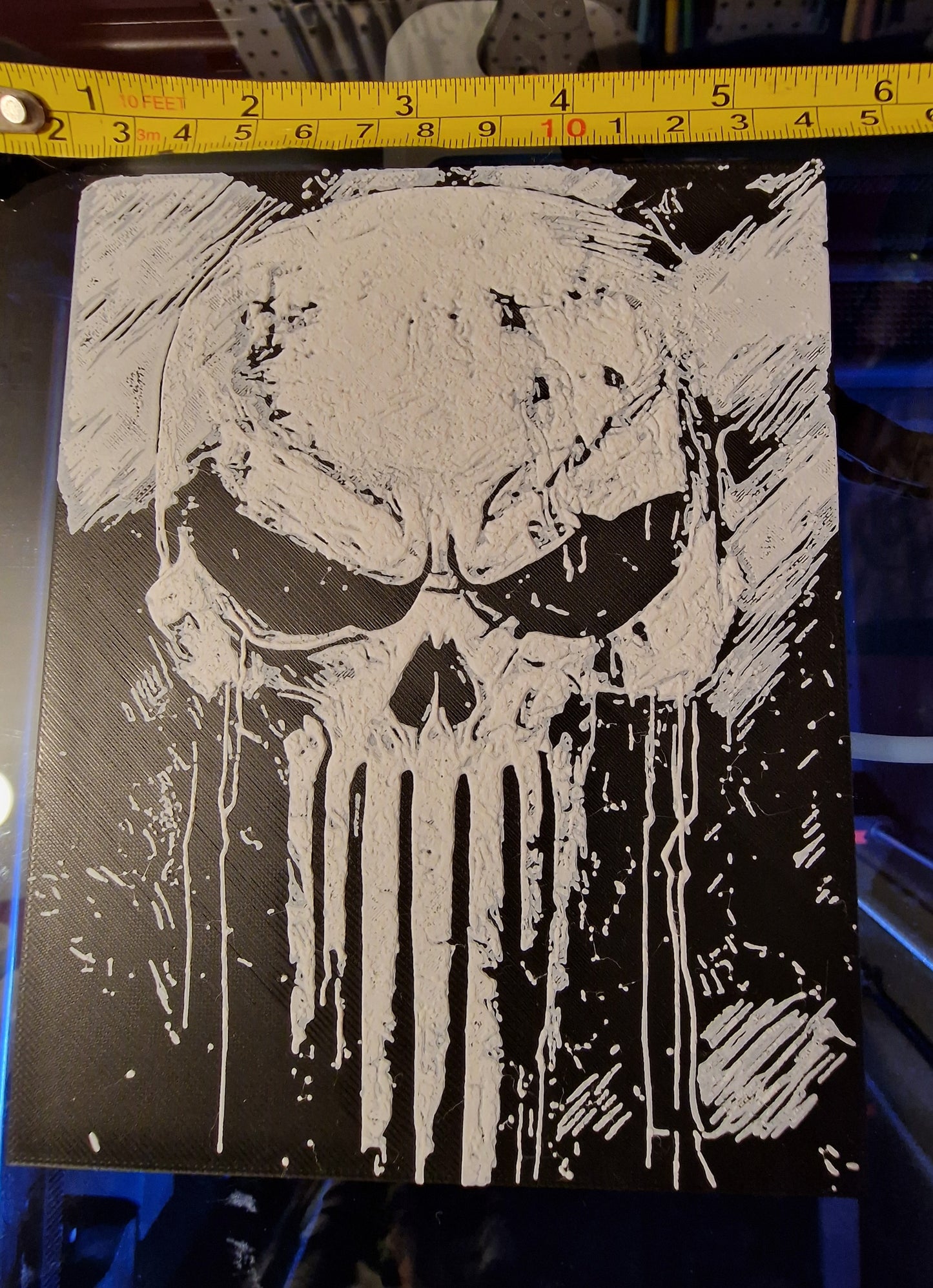 3D Printed Punisher Hueforge
