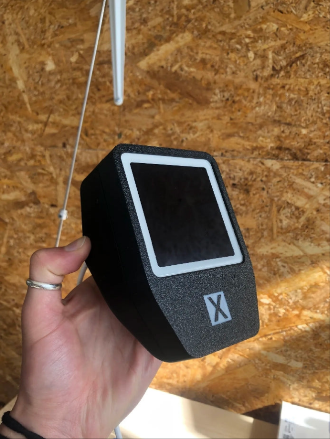 Wall mounted Sum-Up card reader holder