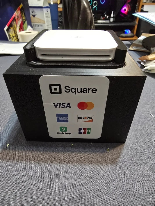 Square card reader & power bank holder