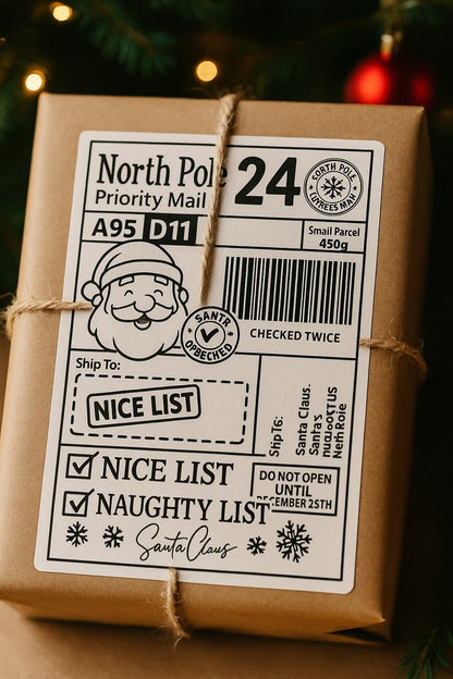 Personalised Christmas Stickers